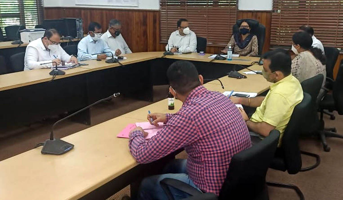 Deputy Commissioner Jammu, Sushma Chauhan chairing a meeting on Monday. Deputy Commissioner Jammu, Sushma Chauhan chairing a meeting on Monday.