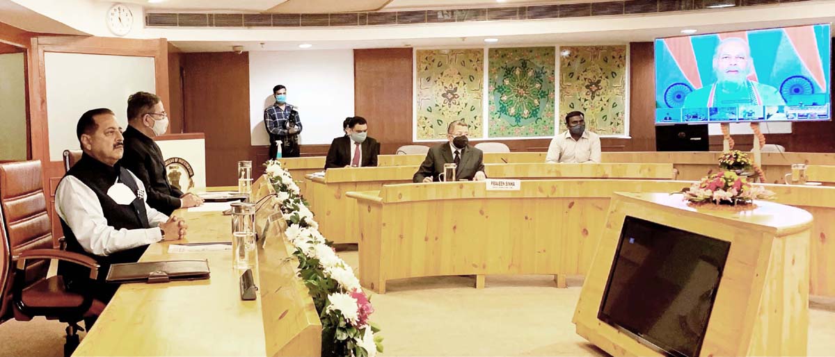 Prime Minister Narendra Modi delivering his inaugural address, online, at the 3- day National Conference on Vigilance and Anti-Corruption, on Tuesday. Prime Minister Narendra Modi delivering his inaugural address, online, at the 3- day National Conference on Vigilance and Anti-Corruption, on Tuesday.