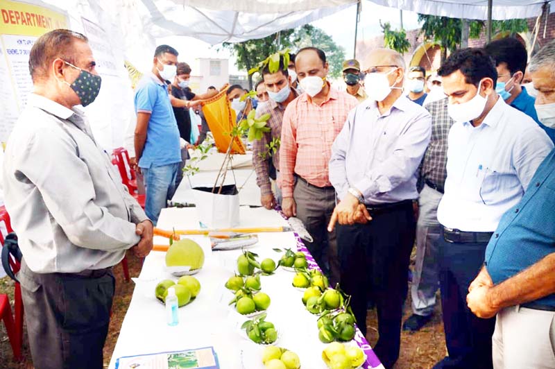 Advisor to Lt Governor K K Sharma during My Town My Pride programme at Kathua on Monday. Advisor to Lt Governor K K Sharma during My Town My Pride programme at Kathua on Monday.