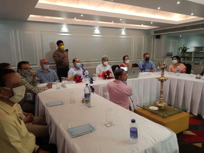 Dignitaries at international conference on cancer on Friday. Dignitaries at international conference on cancer on Friday.