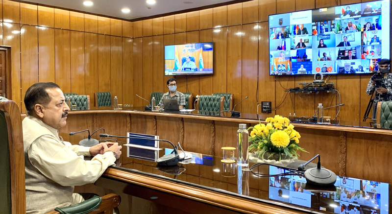 Union Minister Dr Jitendra Singh addressing the G-20 International Ministerial meet of Anti-Corruption Working Group (ACWG), on Thursday.