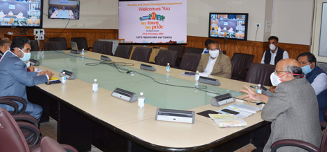 Chief Secretary BVR Subrahmanyam chairing a meeting on Thursday. Chief Secretary BVR Subrahmanyam chairing a meeting on Thursday.