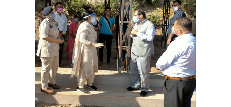 Advisor R R Bhatnagar during visit to a Panchayat in Reasi. Advisor R R Bhatnagar during visit to a Panchayat in Reasi.