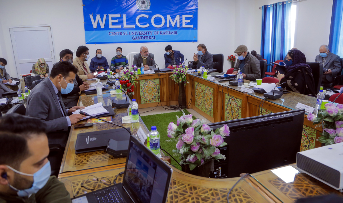 CUK VC chairing a meeting of Planning & Monitoring Board on Wednesday. CUK VC chairing a meeting of Planning & Monitoring Board on Wednesday.