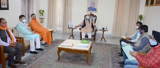 Lt Governor Manoj Sinha meeting MP, ex-Legislators and public deputations (3)