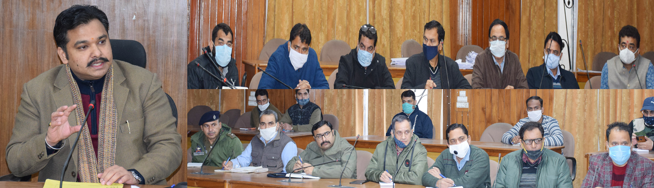 winter preparedness meeting at Udhampur