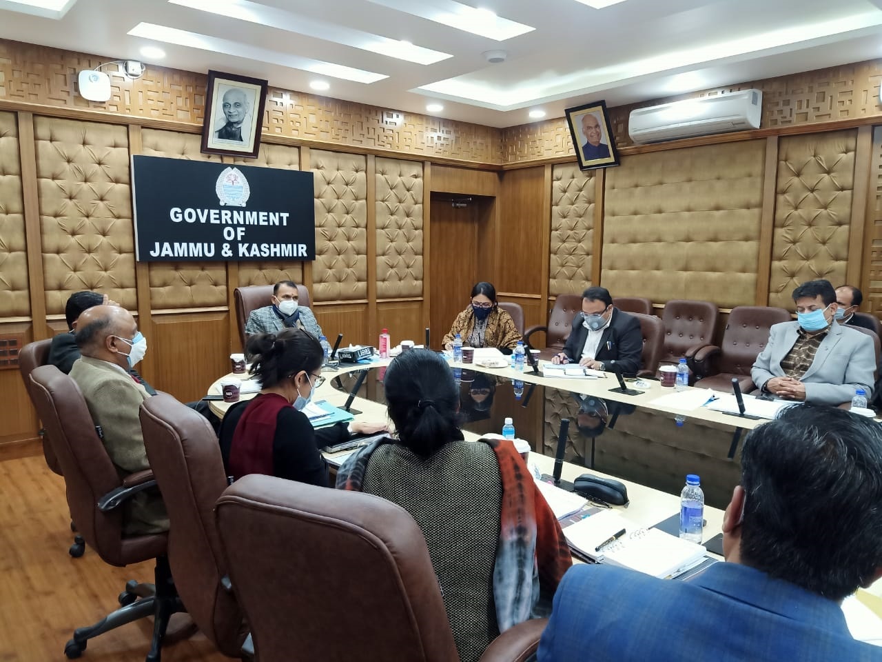 Principal Secretary to Lt Governor reviewing Jammu Smart City Project (1)