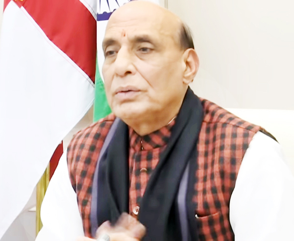 Defence Minister Rajnath Singh addressing the FICCI session on Monday. Defence Minister Rajnath Singh addressing the FICCI session on Monday.