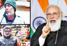 Prime Minister Narendra Modi addressing at the launch of the Ayushman Bharat PM-JAY SEHAT, Healthcare Scheme through video conference in New Delhi on Saturday.