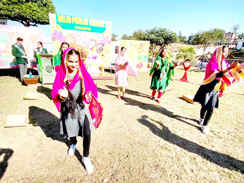 Students performing during Art and Craft competition at DPS Udhampur. Students performing during Art and Craft competition at DPS Udhampur.