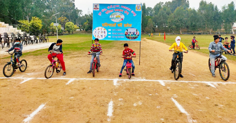 Cyclists posing for a group photograph at CRPF Camp Bantalab Jammu. Cyclists posing for a group photograph at CRPF Camp Bantalab Jammu.