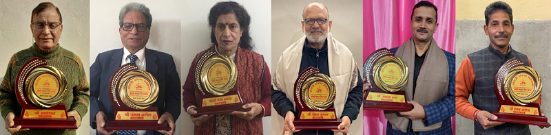 Litterateurs and artists with Dogri Sanstha Sammaan. Litterateurs and artists with Dogri Sanstha Sammaan.