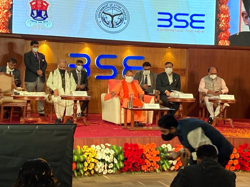UP CM Yogi Adityanath during interacting with business leaders in Mumbai. UP CM Yogi Adityanath during interacting with business leaders in Mumbai.