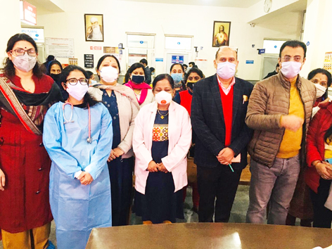 Medical team posing for a group photograph as the two day cervical cancer screening camp concluded in Reasi. Medical team posing for a group photograph as the two day cervical cancer screening camp concluded in Reasi.