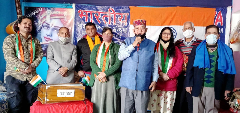 Artists of BLSKS during a music concert at Jammu. Artists of BLSKS during a music concert at Jammu.