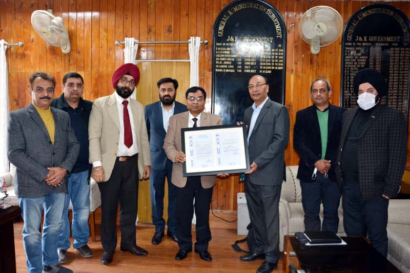 BIS Certification being given to SICOP. BIS Certification being given to SICOP.