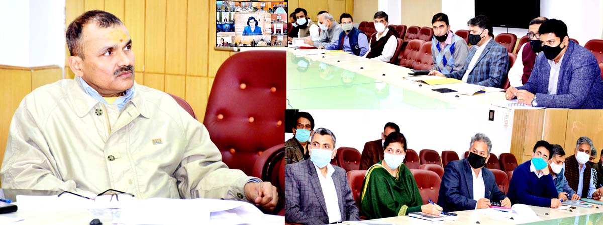 Principal Secretary to LG, Nitishwar Kumar chairing meeting at Civil Secretariat, Jammu. Principal Secretary to LG, Nitishwar Kumar chairing meeting at Civil Secretariat, Jammu.