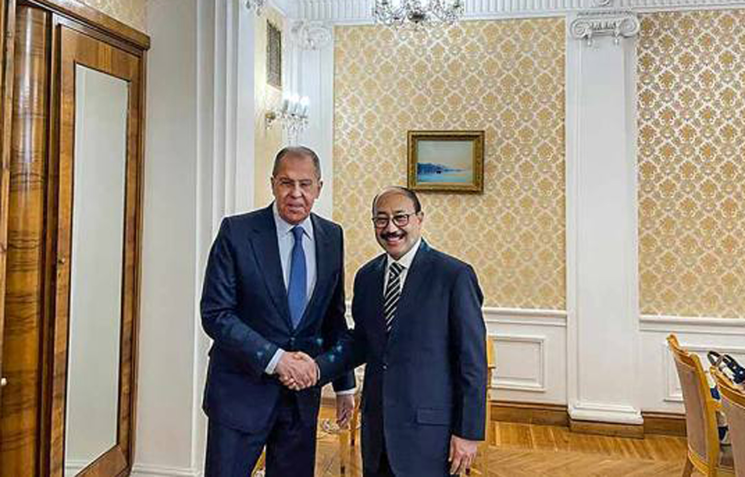 Foreign Secretary Harsh Vardhan Shringla meets Russia’s Foreign Minister Sergei Lavrov, in Moscow. Foreign Secretary Harsh Vardhan Shringla meets Russia’s Foreign Minister Sergei Lavrov, in Moscow.