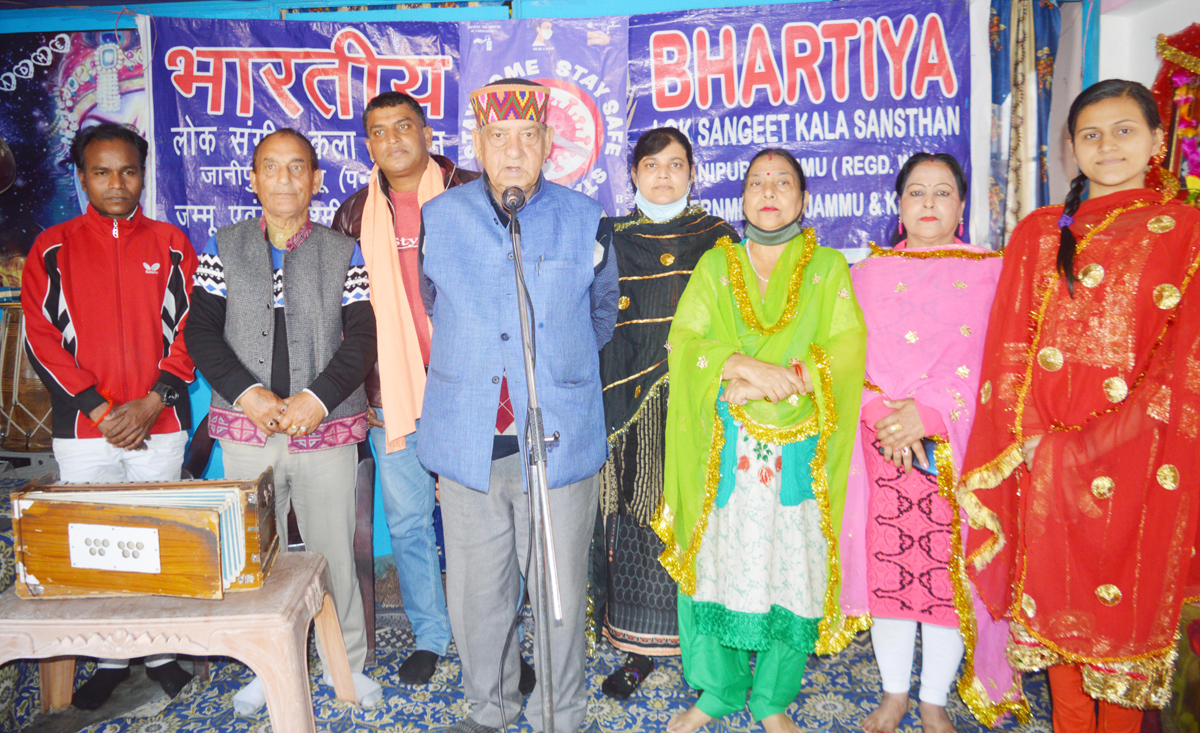 Artists of BLSKS during a music concert at Jammu on Friday. Artists of BLSKS during a music concert at Jammu on Friday.