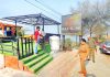 A restaurant sealed by district administration Jammu on Saturday.