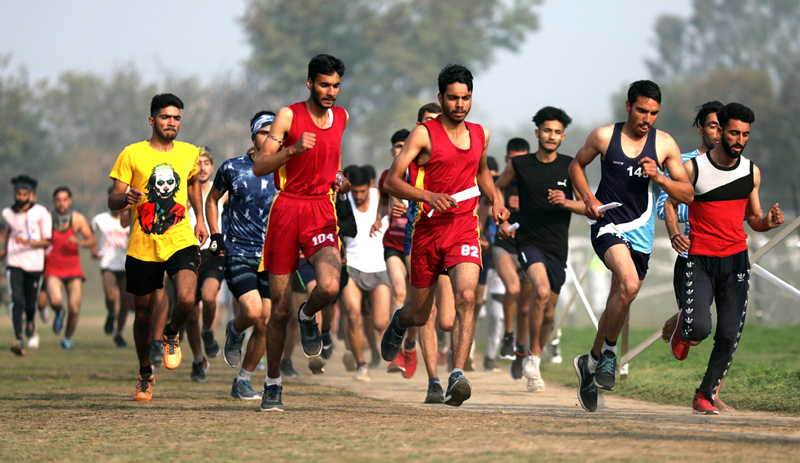 Youth participating in recruitment rally. Youth participating in recruitment rally.