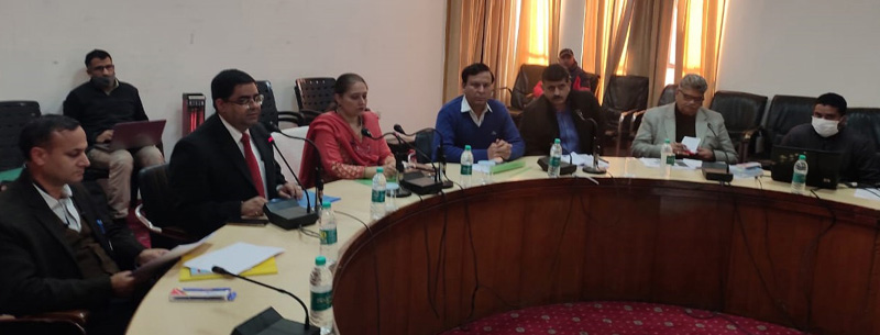 Secretary RDD, Sheetal Nanda chairing a meeting on Friday. Secretary RDD, Sheetal Nanda chairing a meeting on Friday.