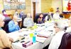 Lieutenant Governor Manoj Sinha presiding over the meeting of SASB at Raj Bhawan in Jammu on Saturday.