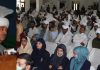 Former Union Minister Ghulam Nabi Azad addressing Gurjar Desh Charitable Trust members during a function in Jammu on Sunday. —Excelsior/Rakesh