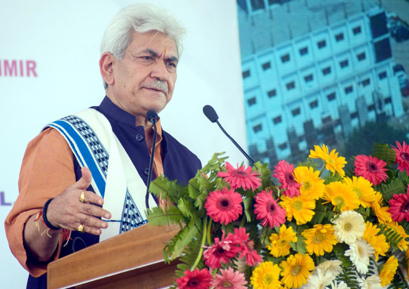 Lt Governor, Manoj Sinha addressing gathering after inaugurating Netaji Subhas Medical College & Hospital in Patna on Saturday. Lt Governor, Manoj Sinha addressing gathering after inaugurating Netaji Subhas Medical College & Hospital in Patna on Saturday.