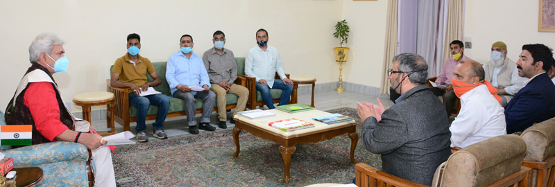 A delegation during meeting with LG. A delegation during meeting with LG.