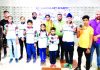 Winners of Sub-Junior team posing for a group photograph with Deputy Mayor Advocate Purnima Sharma at Jammu on Thursday.