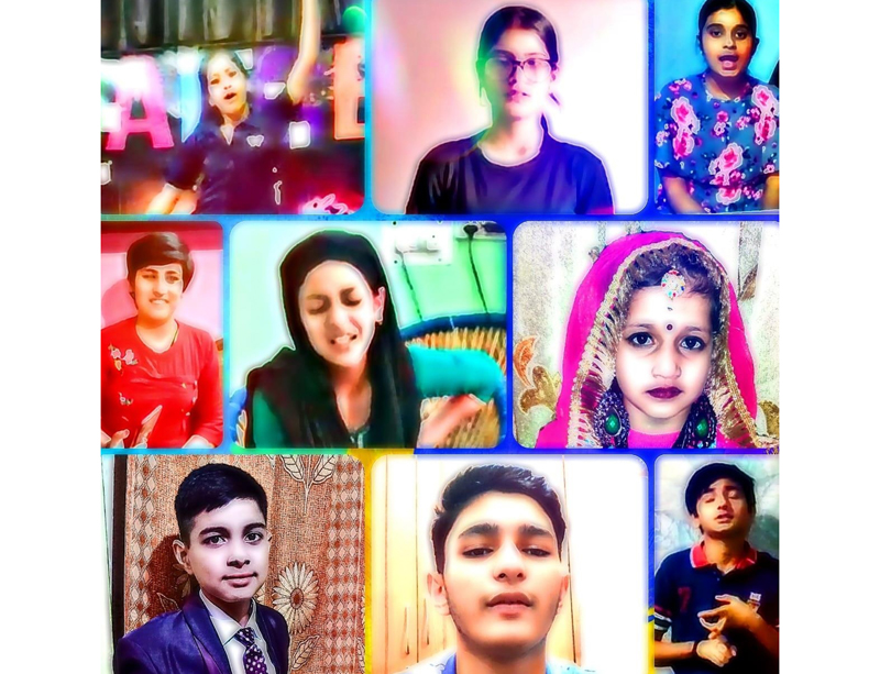 Participants of online culture programme, organised by Samagra Shiksha and VKK. Participants of online culture programme, organised by Samagra Shiksha and VKK.