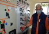 Lieutenant Governor Manoj Sinha e-inaugurating 17 power projects at Delina, Baramulla on Saturday.