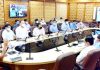 Chief Secretary BVR Subrahmanyam chairing a meeting in Jammu on Wednesday.