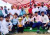 Kodewala Kings beats Stars XI by 59 runs Winning team posing for a group photograph alog with trophy and dignitaries at Kodewala Akhnoor.