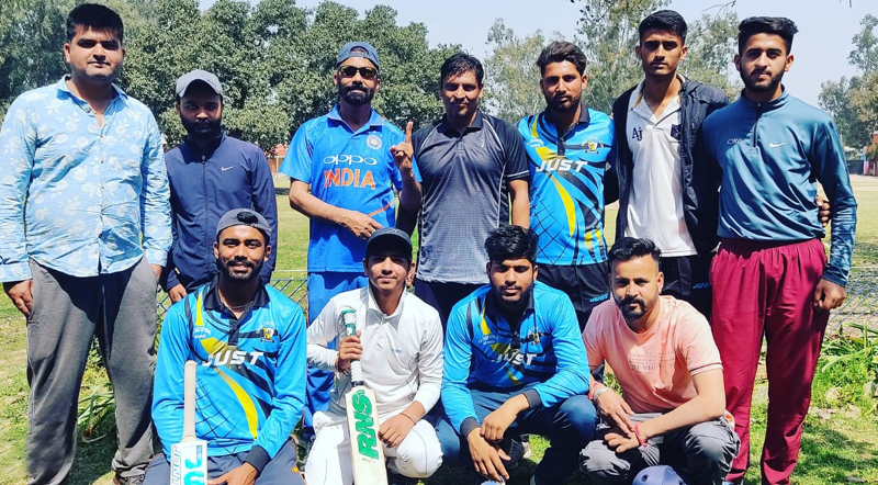 Winning team posing for group photograph after the match at Akhnoor. Winning team posing for group photograph after the match at Akhnoor.Winning team posing for group photograph after the match at Akhnoor.