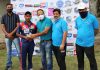 Game Changer, Vriddhi Royals register wins in 3rd PPCPL Rakesh Koul, chief guest of the event presenting man of the match award to a player along with other dignitaries at Jammu.