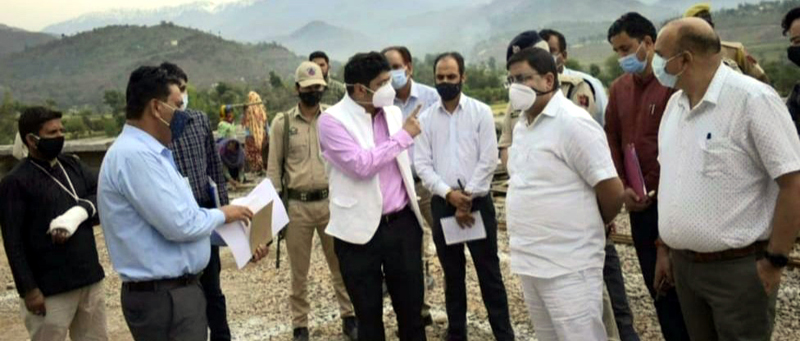 Divisional Commissioner Jammu, Dr Raghav Langer during visit to Rajouri on Tuesday. Divisional Commissioner Jammu, Dr Raghav Langer during visit to Rajouri on Tuesday.