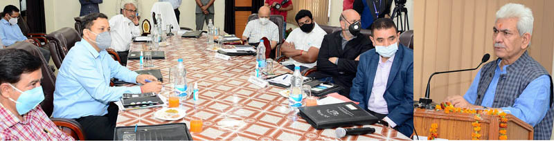 Lt Governor reviews issues of water resources development and management in Jammu. Lt Governor reviews issues of water resources development and management in Jammu.