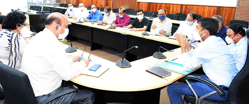 Deputy Commissioner Jammu Anshul Garg chairing a meeting on Tuesday. Deputy Commissioner Jammu Anshul Garg chairing a meeting on Tuesday.