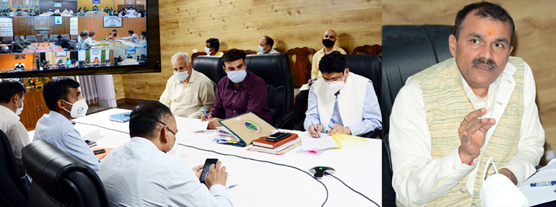 Principal Secretary to Lt Governor chairing a meeting on Tuesday. Principal Secretary to Lt Governor chairing a meeting on Tuesday.