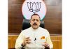 Union Minister Dr Jitendra Singh in a media interview after the conclusion of the polling for the final and third phase of Assam Assembly election, on Tuesday.