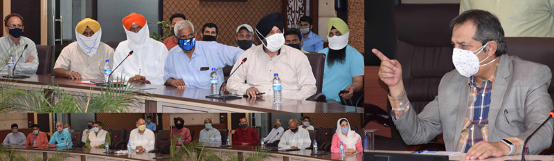 Advisor Baseer Khan chairing a meeting on Wednesday. Advisor Baseer Khan chairing a meeting on Wednesday.