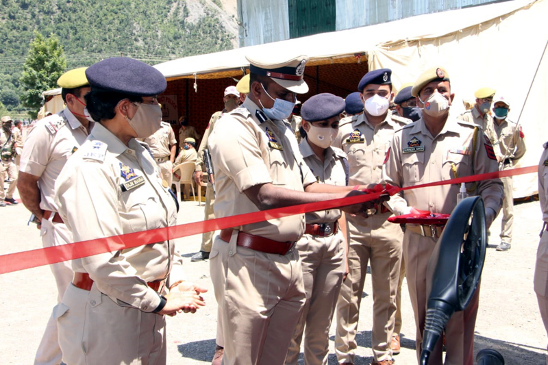 DIG DKR range Uday Bhaskar Billa inaugurating a function on Monday. DIG DKR range Uday Bhaskar Billa inaugurating a function on Monday.