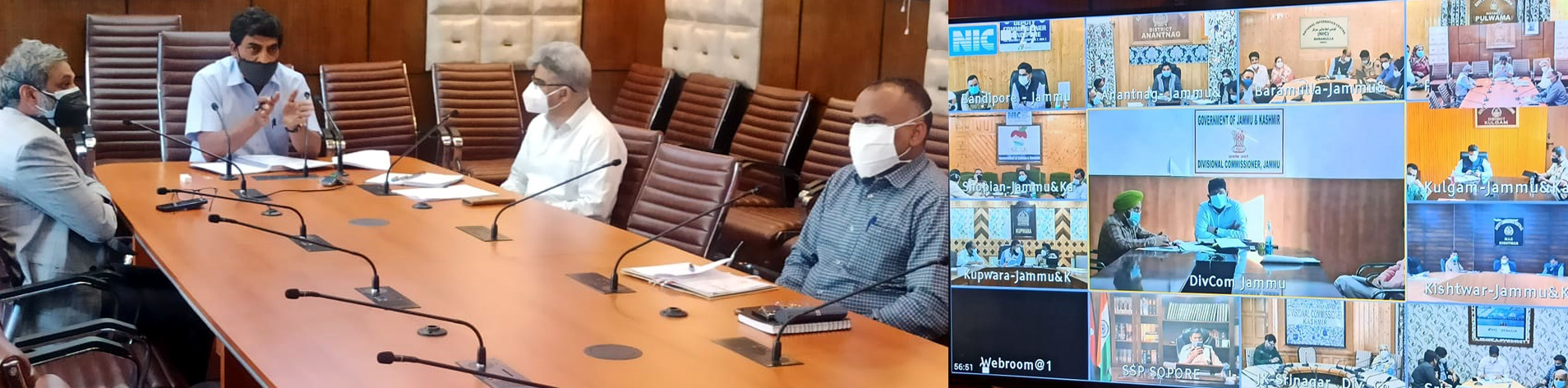 Chief Secretary reviews district-wise COVID containment measures-4