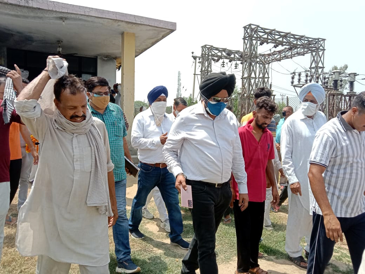 DCC Member TS Tony during visit of village Sai in Suchetgarh on Monday. DCC Member TS Tony during visit of village Sai in Suchetgarh on Monday.