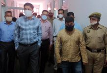 DDC Chairman Naseem Liaqat during visit to Kalakot hospital on Wednesday.