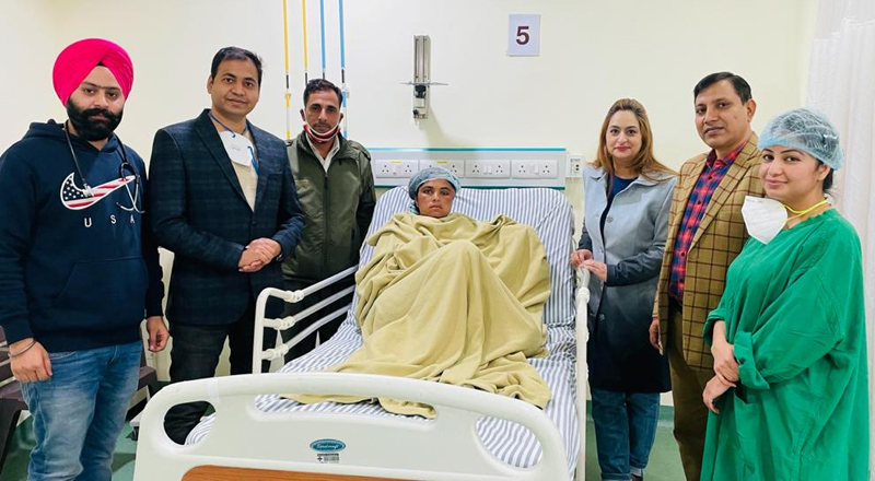 A team of doctors posing with a patient at SMVD Narayana Hospital in Katra. A team of doctors posing with a patient at SMVD Narayana Hospital in Katra.