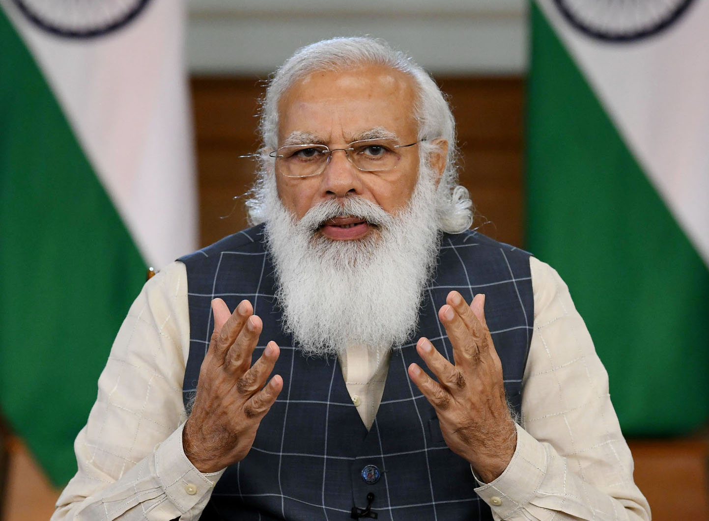 Prime Minister, Narendra Modi chairing a meeting to review the COVID-19 situation with the Chief Ministers, through video conferencing, in New Delhi on Friday. Prime Minister, Narendra Modi chairing a meeting to review the COVID-19 situation with the Chief Ministers, through video conferencing, in New Delhi on Friday.