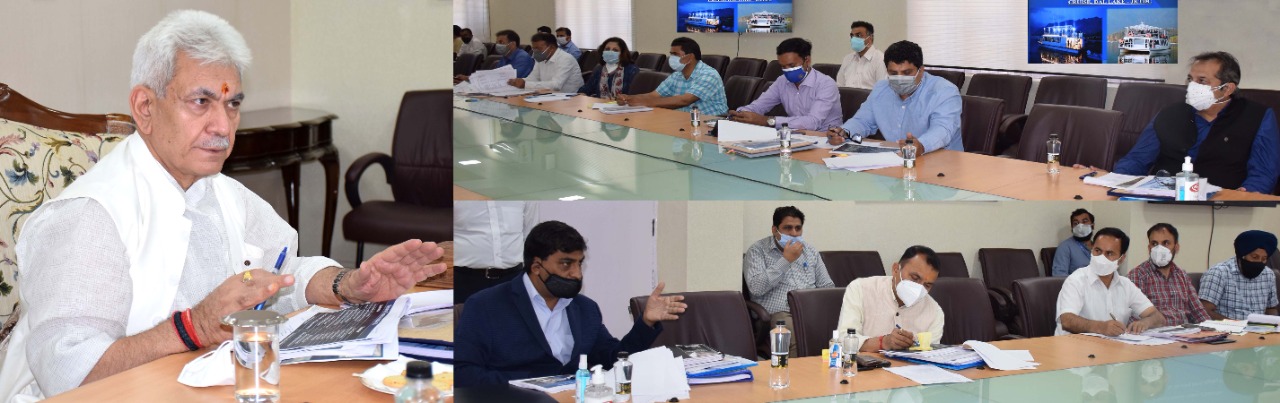 Lt Governor Manoj Sinha reviewing functioning of Tourism department (2)